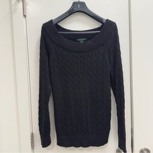Lauren Ralph Lauren Y2K style Cable Knit Sweater women’s size XL